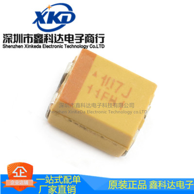 贴片钽电容3528/1210 B型100UF 107J 6.3V 胆电容TAJB107K006RNJ