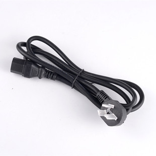 电锅线电源线三角线电水壶线2100w电锅配件电炒锅线品字形线电线