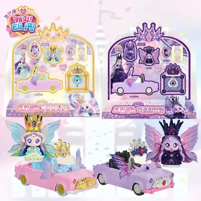 韩国萌可月食月神公主敞篷车玩具