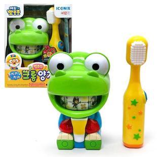 韩国pororo宝露露益智早教刷牙爱牙刷牙养成习惯训练过家家玩具