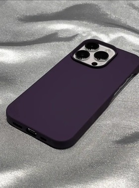 防指纹半包适用iPhone苹果16手机壳15plus裸机高级感13Promax不包按键14黑色玫红粉色12防摔11硅胶Xs女XR全包