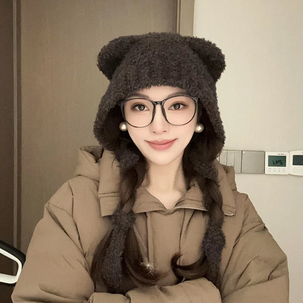 包头帽甜蜜可爱男女秋冬显脸小