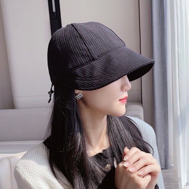 赵露丝同款升级显瘦款秋冬鸭舌帽子女遮脸渔夫帽时尚百搭显脸小帽