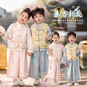 聚酯纤维B类春秋男女通用9个月唐装