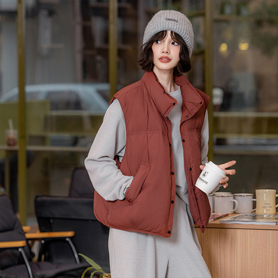 羽绒马甲女款短款羽绒服