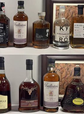 道具装饰摄影酒瓶酒柜摆件饰品网红威士忌直播间清酒日式酒吧酒店