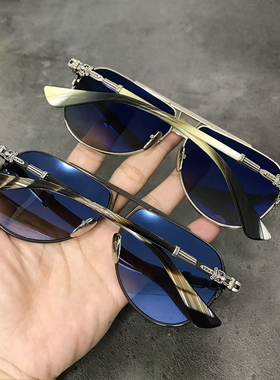 墨镜复古风镀膜太阳镜