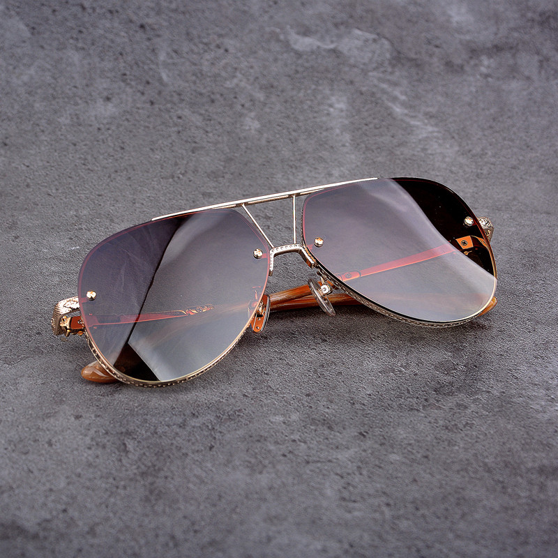 珍藏奢华墨镜 超大脸男女太阳镜 司机开车偏光墨镜 可配近视眼镜