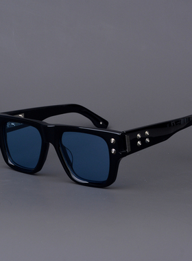 新款KAZEI DTS418进口板材墨镜男 复古柳丁老钱风偏光镜片太阳镜