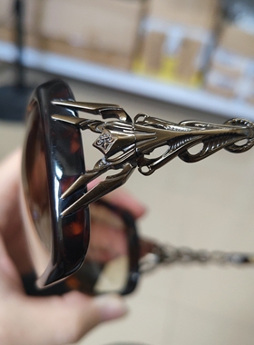 孤品限量现货镂空古铜太阳眼镜男 珍藏超个性鹰爪复古太阳眼镜潮