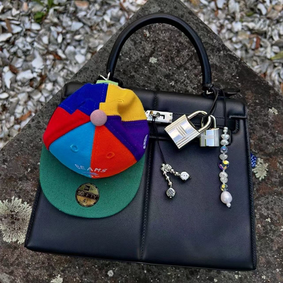 Novi同款stringting个性单尾蝴蝶云朵蘑菇包包饰品手机链挂件绳