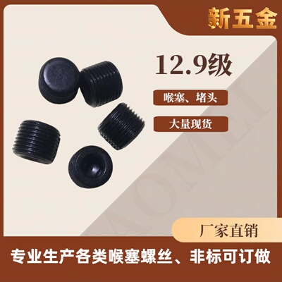 DIN906公制喉塞堵头螺丝12.9级