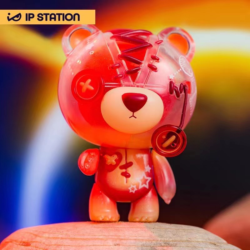 撕裂熊第四弹盲盒手心里的小宇宙系列会发光的公仔潮玩周边摆件
