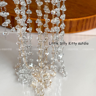 基础实用百搭铜链条保色手工链diy串珠手链项链手工饰品配件材料