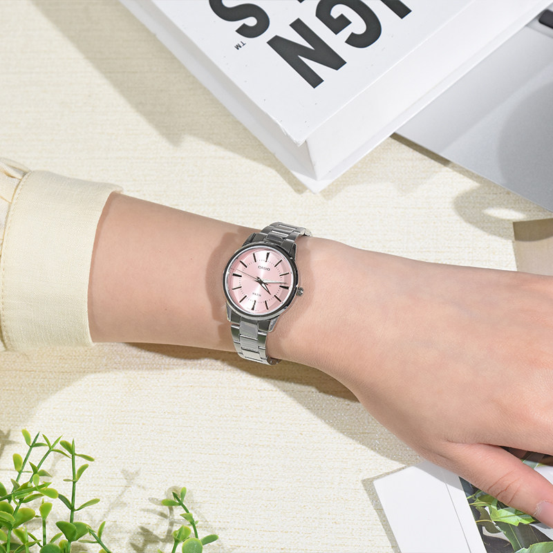 海外直邮 卡西欧casio手表女士时尚商务防水腕表ltp-1303d-4a