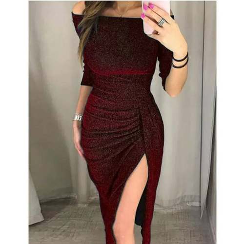 Female evening Gown Women  Sexy Dinner Dress