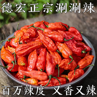 正宗涮涮辣百万辣度产地直销特辣魔鬼辣椒云南新鲜巨辣象鼻辣德宏
