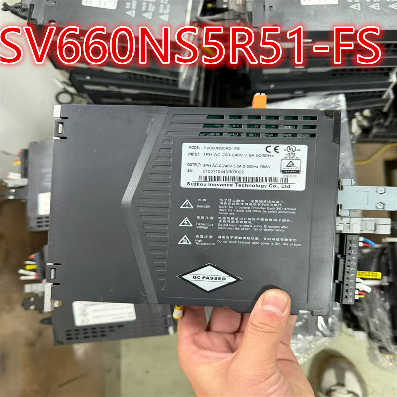 汇川伺服电机工厂急用型号SV660NS5R51-FS驱动器有库存现货当天发