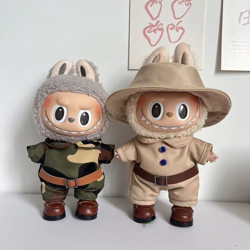 仅衣服】17cm挂件盲盒马卡龙拉布