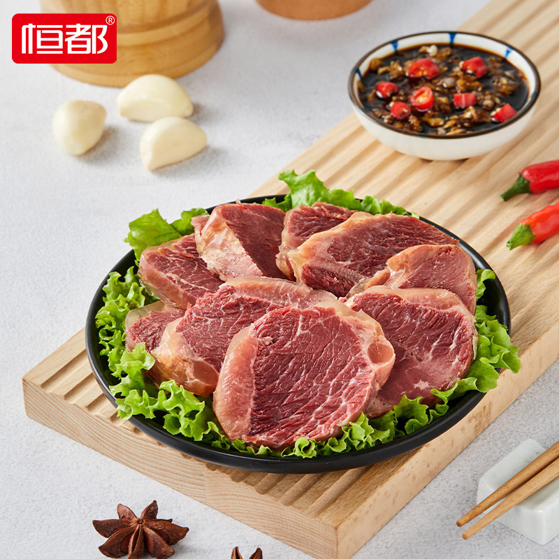 恒都五香卤牛肉108gx5袋酱牛肉休闲零食开袋即食方便熟食牛肉高性价比高么？