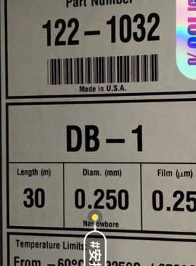 安捷伦122-1032 J&W DB-1 气相色谱柱30议价