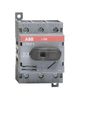 ABB 原装正品 隔离开关 OT63F3 底板及DIN导轨安装