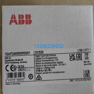 ABB PLC模塊1SAP240600R0001全新現(xiàn)貨 原裝 DC522