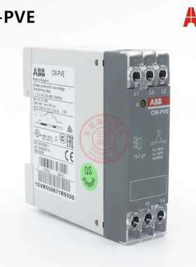 ABB三相电子监视继电器CM-PVE 320-460VAC订货号1SVR550871R9500