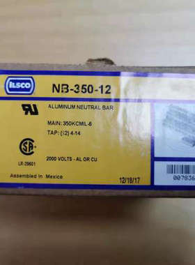 低价供应ILSCO端子NB350-12