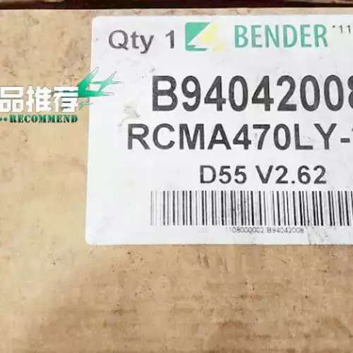 本德尔BENDER监测器RCMA472LY-21议价