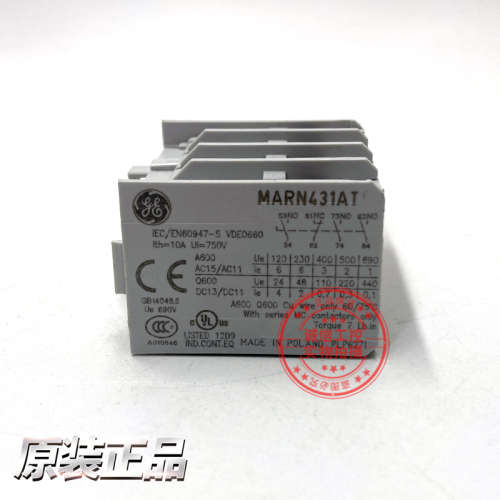 原装西班牙进口美国GE通用接触器MC系列辅助接触点 MARN431AT 现