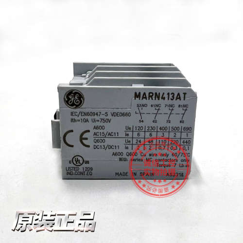 原装西班牙进口美国GE通用接触器MC系列辅助接触点 MARN413AT 现