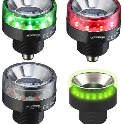 邦纳LED高亮度直射指示灯K50BCLGA230Q,K50BCLGA120Q,K50BCLRA1