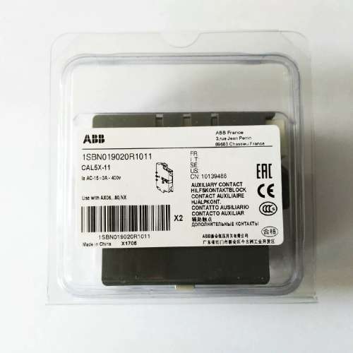【全新原装正品】ABB交流AX接触器，CAL5X-11