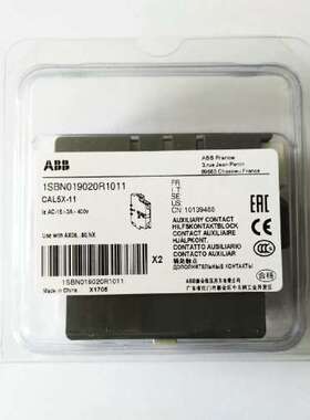 【全新原装正品】ABB交流AX接触器，CAL5X-11