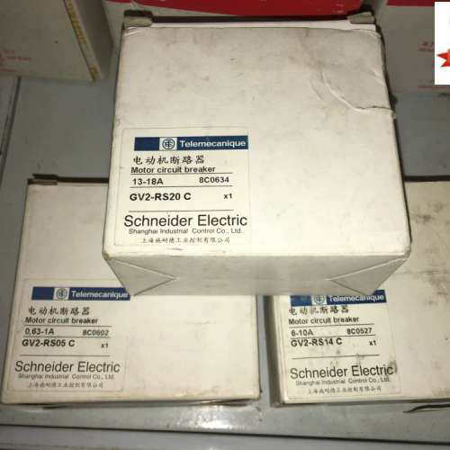 GV2-RS05C RS01C 马达断路器 现货全新