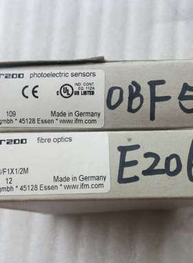 全新原装正品IFM易福门 OBF502+E20606 一套现货