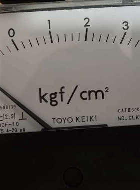 TOYO KEIKI东洋计器压力指示表-1~4kgf/cm? DCF-10现货