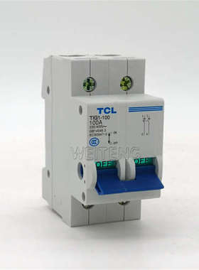 TCL隔离开关 TIG1-100 罗格朗 TLG1-100 两极2P分合闸保护 总开关