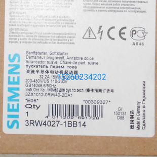 3RW4075 全新原装 软启动器 6BB44 假一赔十 正品 现货