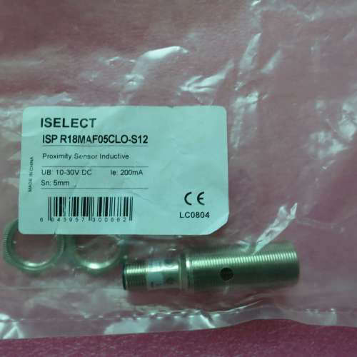 全新原装正品ISELECT安泽接近感测器 ISP R18MAF05CLO-S12 现货