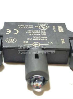 ABB组合按钮指示灯座MLBL-01G/R/Y/W 02/04/05/06/07/09 24V230V