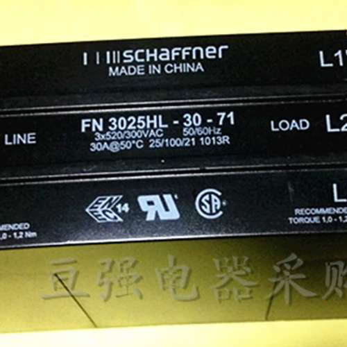 FN3025HL-30-71原装正品Schaffner夏费纳三相滤波器