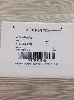 1734-485ASC 原装美国AB罗克韦尔PLC模块质保一年包邮POINTIO系列