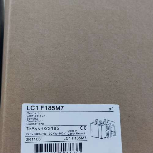 LC1F185M7C  220V接触器现货盾构配件