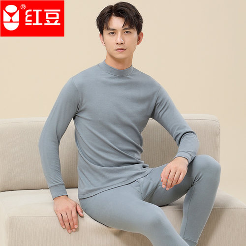 100%全棉红豆秋衣裤套装