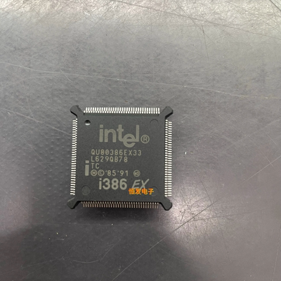 QU80386EX33 EX25 全新原装32位嵌入式微处理器芯片 QFP-132