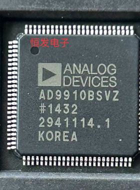 AD9910BSVZ QFP-100 1GSPS 14位直接数字频率合成IC 芯片