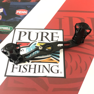 ALU碳摇臂7.4克彩色全金属扁握丸改装适配达瓦阿布Abu水滴轮P4