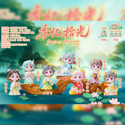 季忆拾光网红盲盒客厅萌趣玩具手办创意桌面摆件生日礼物批发款